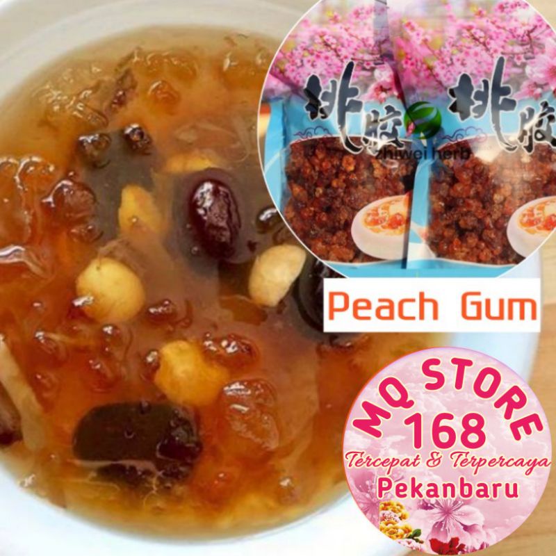 Jual Peach Gum Getah Buah Persik Impor 500g Shopee Indonesia