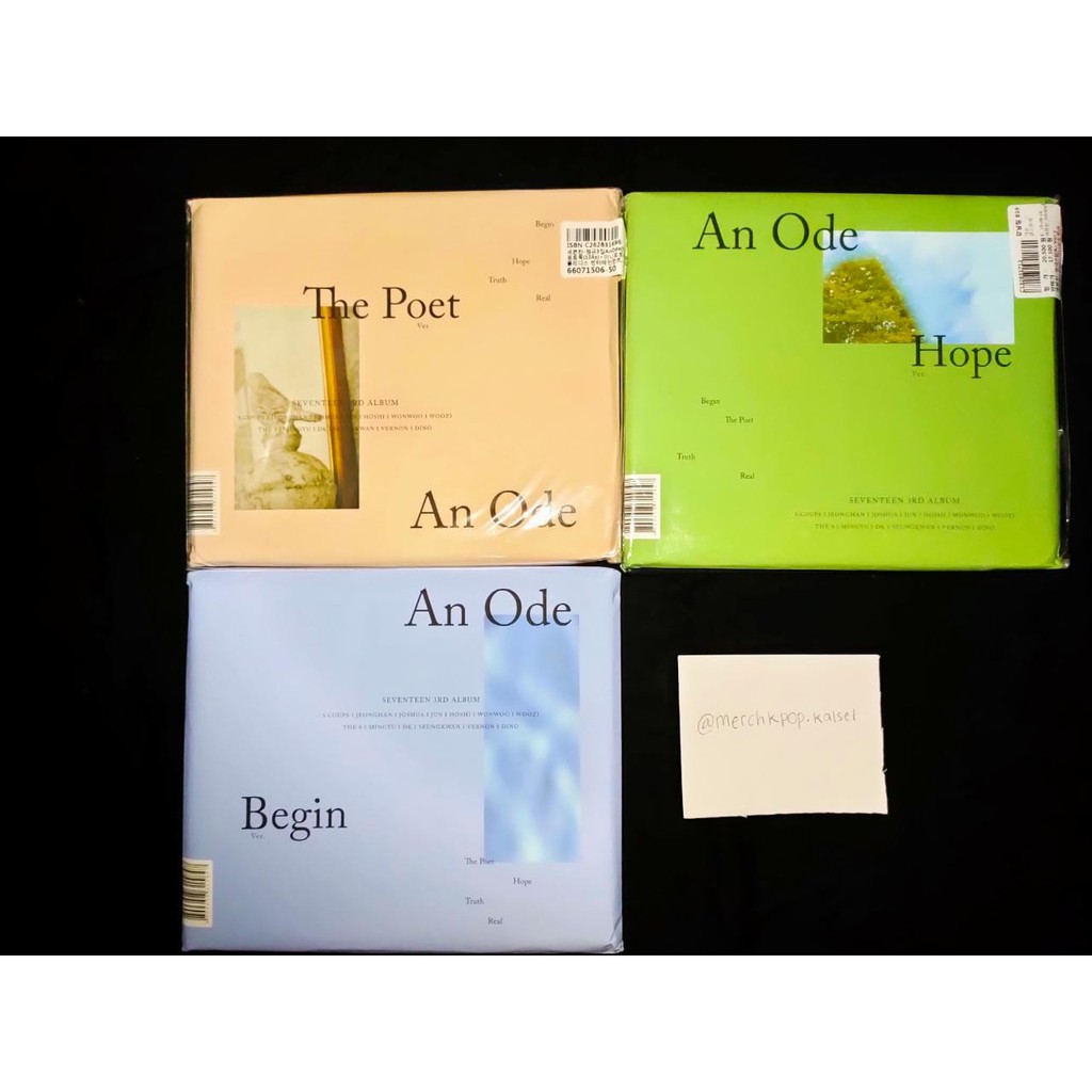 Jual Album An Ode Seventeen | Shopee Indonesia