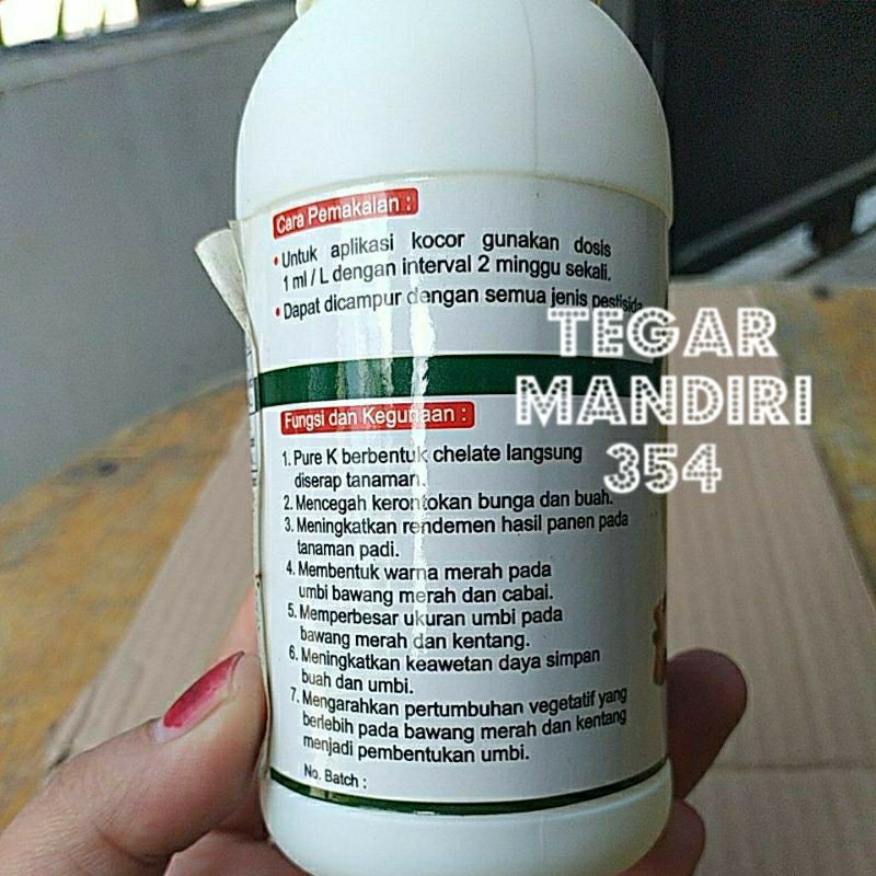 Jual ASLI!! PUPUK KALIUM PURE-K 526 250ML Pupuk buah kalium cair pure k ...