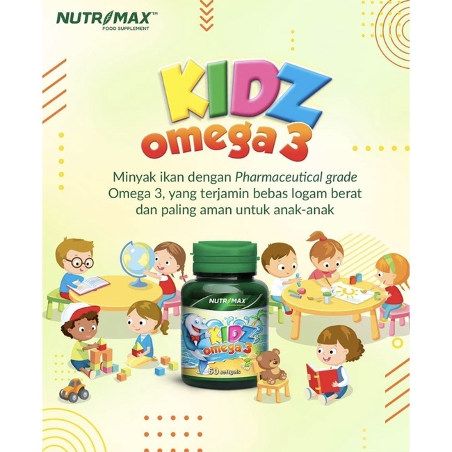 Jual Nutrimax Kidz Omega 3 Minyak Ikan Anak Shopee Indonesia