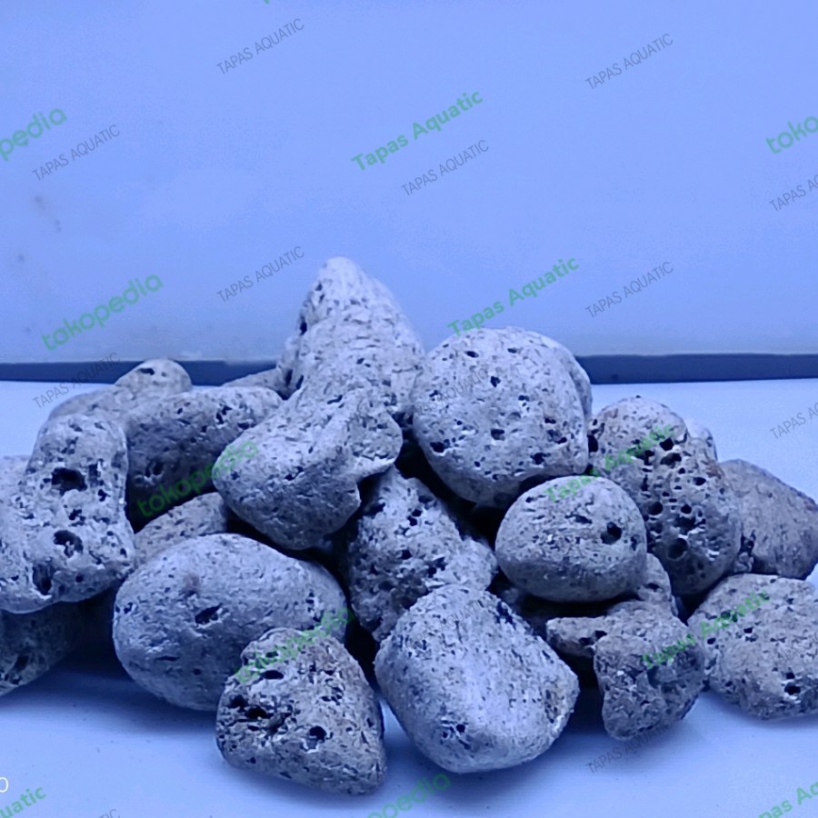 Jual Batu apung pumice media 1kg / batu apung / Pumice 13 Cm Media