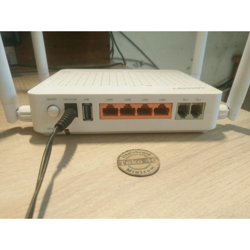Jual Modem Router GPON Dasan H660GM WiFi N – 4 LAN Gigabit + VoIP + USB ...
