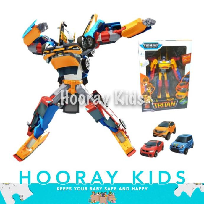 Jual Mainan Robot Transformers Tobot Tritan Titan Giga 7 X Y R W Set ...