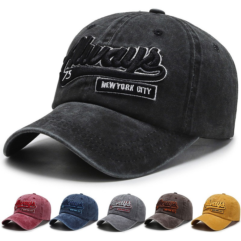 Jual Topi Baseball Always 75 New York City 6 Varian Warna Wash Vintage ...