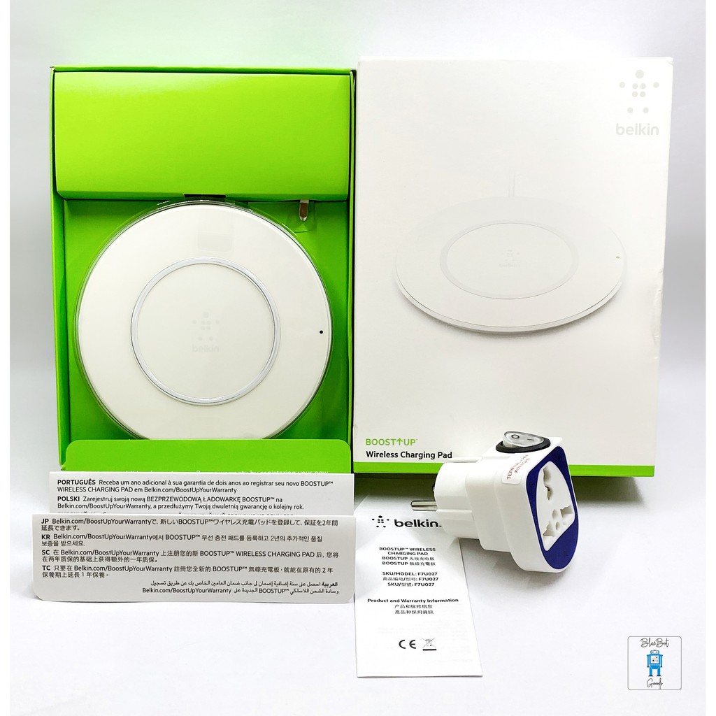 Belkin BOOST UP ワイヤレス充電パッド F7U027dqWHT ワイヤレス充電パッド BOOST↑UP BOOST↑UP スノーキャップ