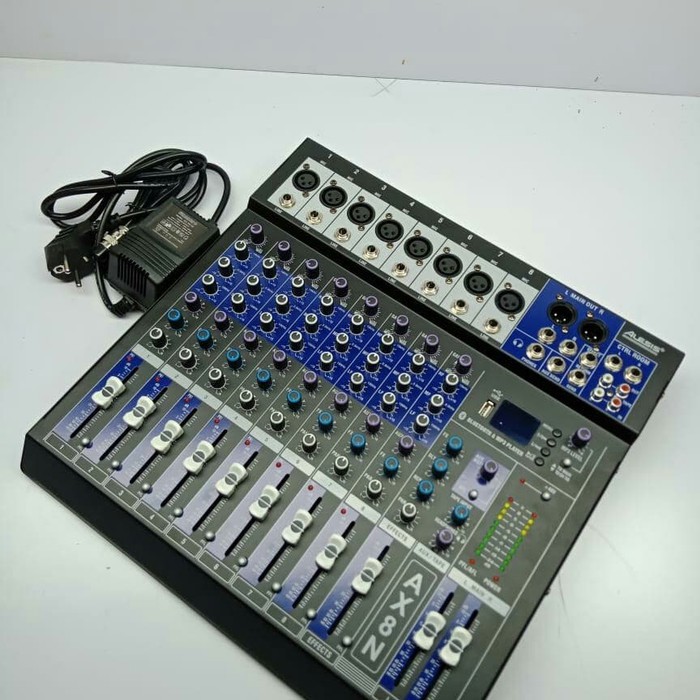 Jual Audio mixer alesis ax8n ( 8 channel ) usb-mp3-bluetooth | Shopee ...