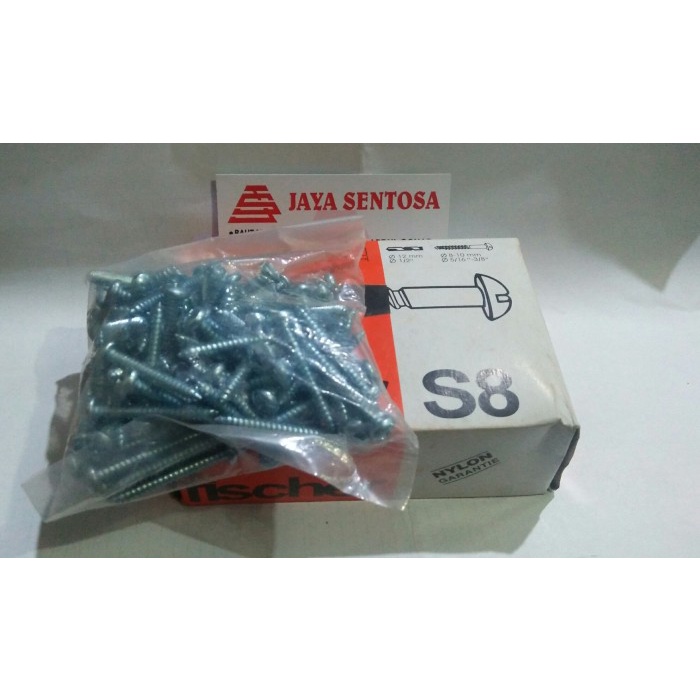 Jual Pengencang Mur Baut Fisher S8 Dan Skrup Fisher S8 Dan Stapping