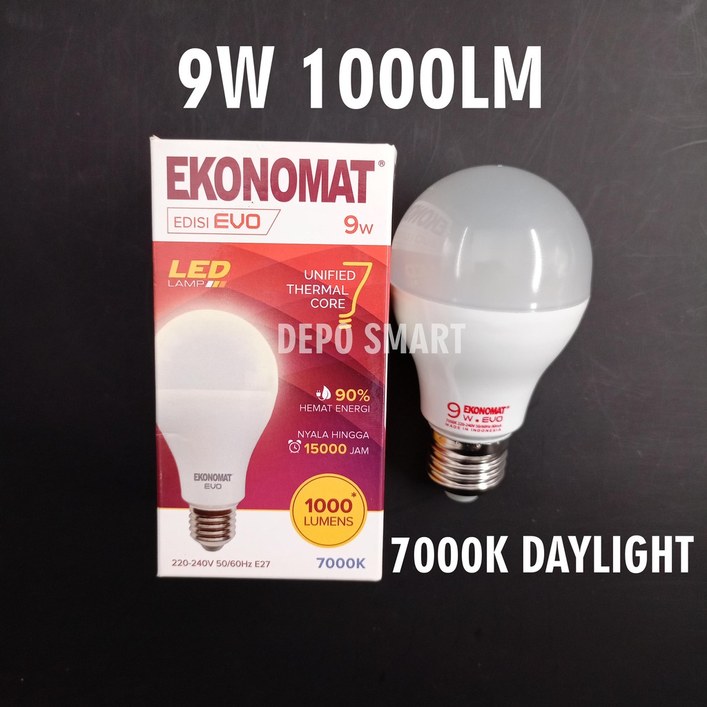 Jual Lampu Led Ekonomat Evo W Lm K Daylight Lampu Murah Hemat Shopee Indonesia