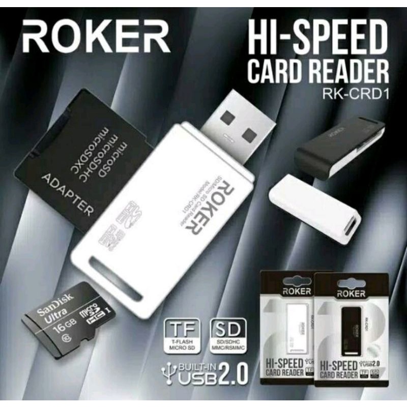 Jual Card reader Roker Hi-Speed Card Reader Roker RK-CRD1 Hi-Speed ...