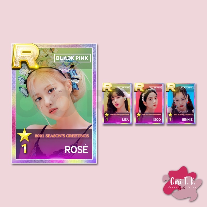 Blackpink Rosé Super Star YG shops Official Photocards