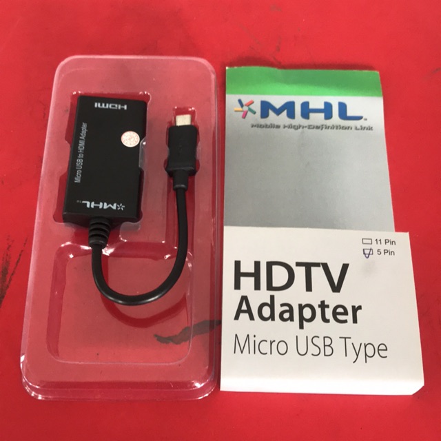 Jual Micro USB to HDMI MHL ( HDTV ADAPTER ) 5 pin. Shopee Indonesia
