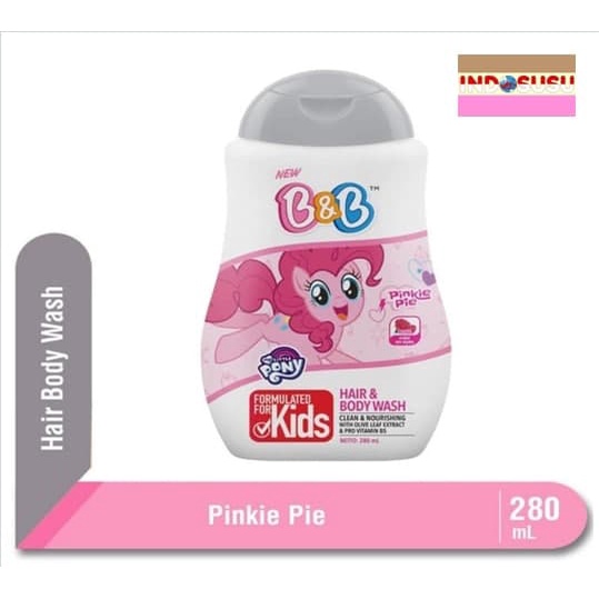 Jual B&B Hair & Body Wash Pinkie Pie / Rainbow Dash 280ml | Shopee ...