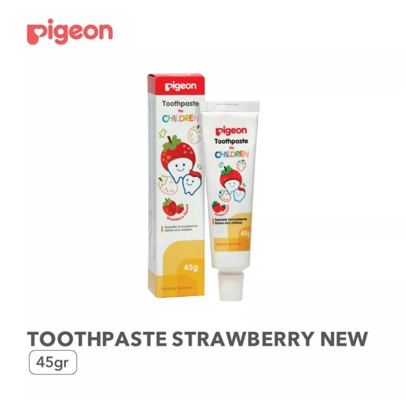 Jual PIGEON Pasta Gigi Anak Rasa Strawberry / Orange 45gr | Shopee ...