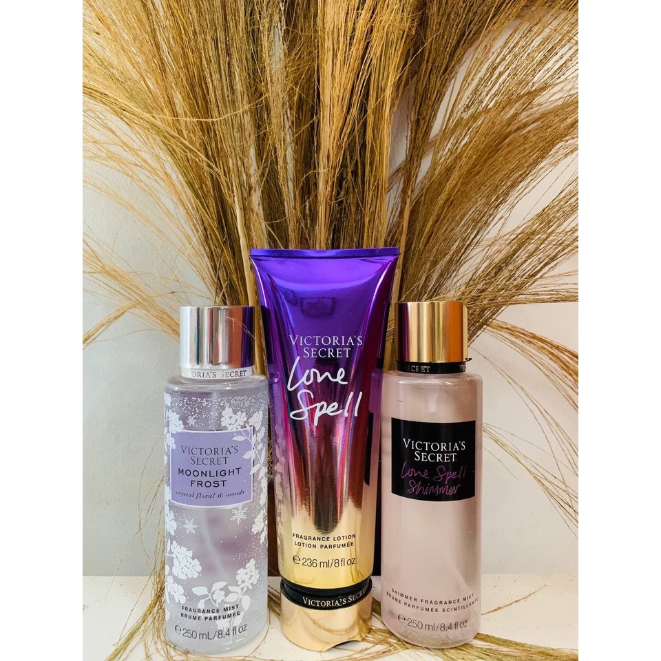 n2collectionn Paket botol Victoria secret/ Body lotion Part Eau De  Spray EDP Natural Parfum Perfum Parpum Tahan Lama Farfum Wanita 24 Jam Body 