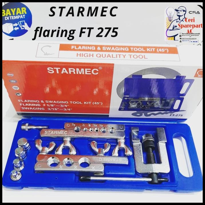 Jual Starmec Flaring Tool Set Swaging Sock Ft275 Plus Box | Shopee ...