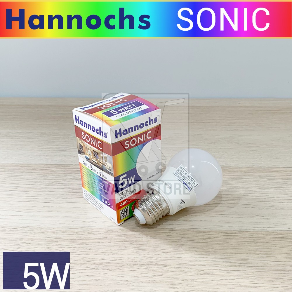 Jual Hannochs Lampu Led Sonic 5W / 5 watt | Shopee Indonesia