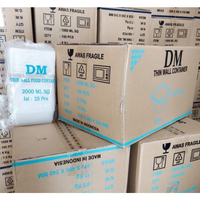 Jual thinwall dm sq 2000 ml | Shopee Indonesia