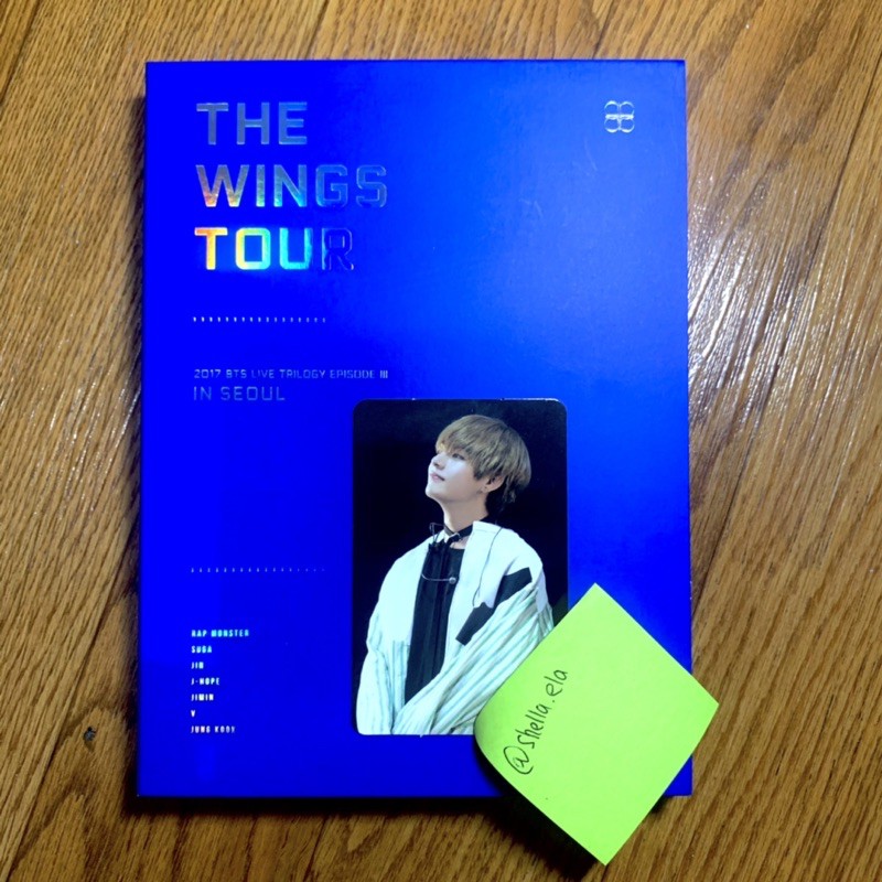 Jual Bts V Kim Taehyung Pc The Wings Tour Dvd Photocard Shopee