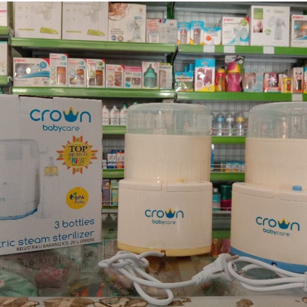 Jual Nadiva Baru Crown Bottles Electric Stream Sterilizer Botol Susu Bayi Alat Steril