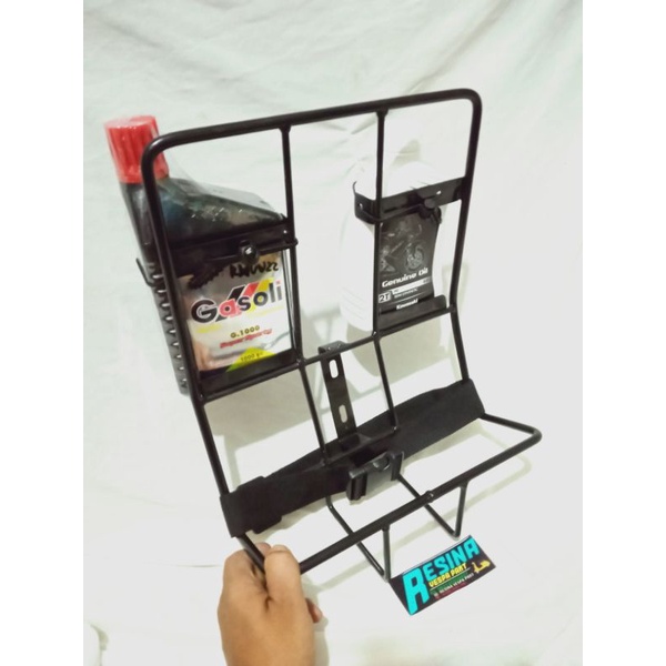 Jual Midle rak midel rack tengah vespa hitam dan croom px sprint pts ...