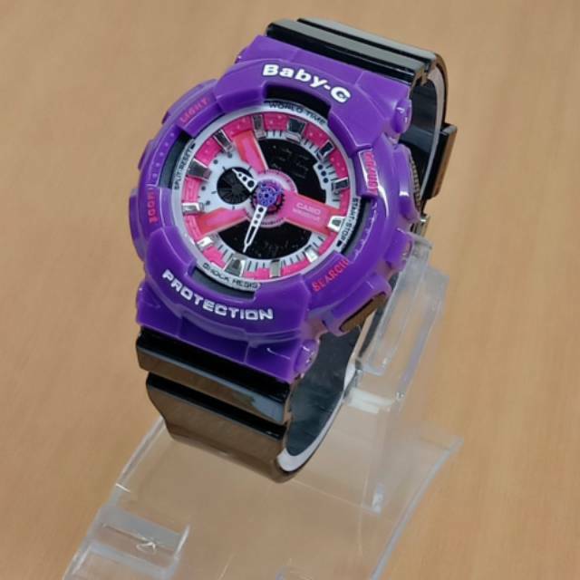 Jam Tangan Casio Baby G GA110 Kw Super Rubber Ungu