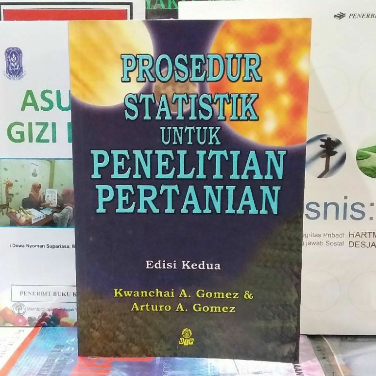 Jual Original Buku Prosedur Statistik Untuk Penelitian Pertanian