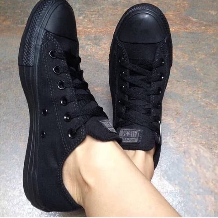 Sepatu all clearance star full black