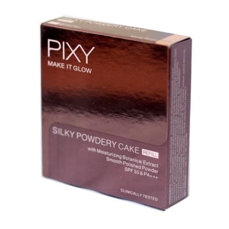 Jual PIXY Make It Glow Beauty Refill Silky Powdery Cake | Shopee Indonesia