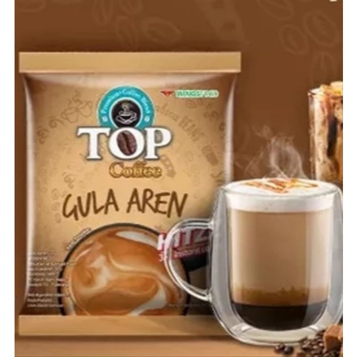 Jual PICO Top Coffee Gula Aren 22 gr Renceng (isi 15 sachets) | Shopee ...