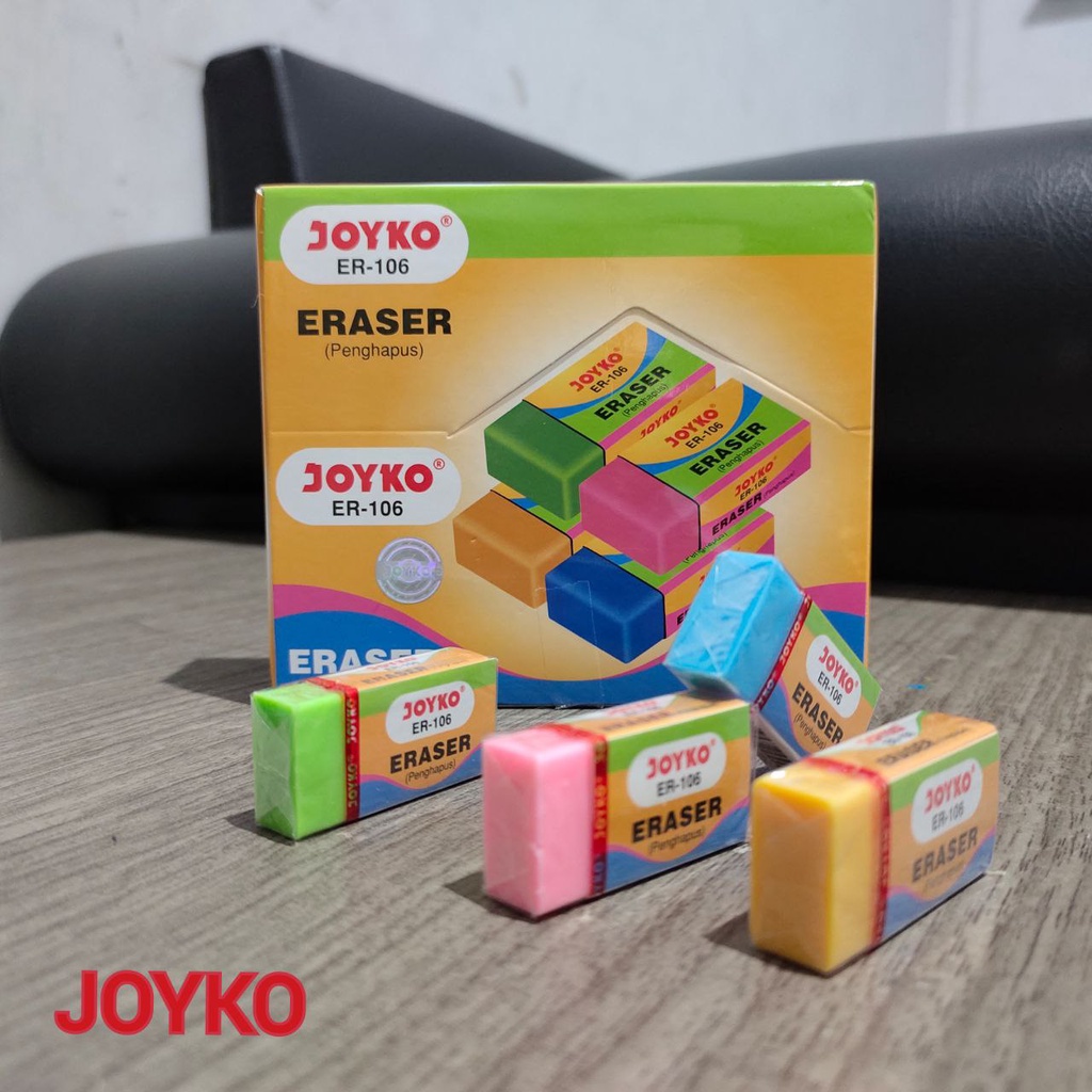 Jual Binaruss Penghapus Karet Joyko Hitam Putih Dan Warna Kecil Eraser Joyko Murah Ecer 1pcs 0287