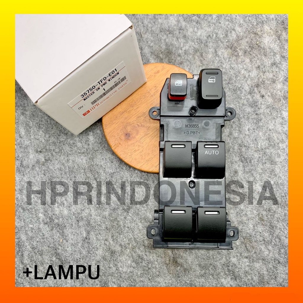 Jual HPR Master Switch Power Window Kaca Pintu Kanan Depan Honda