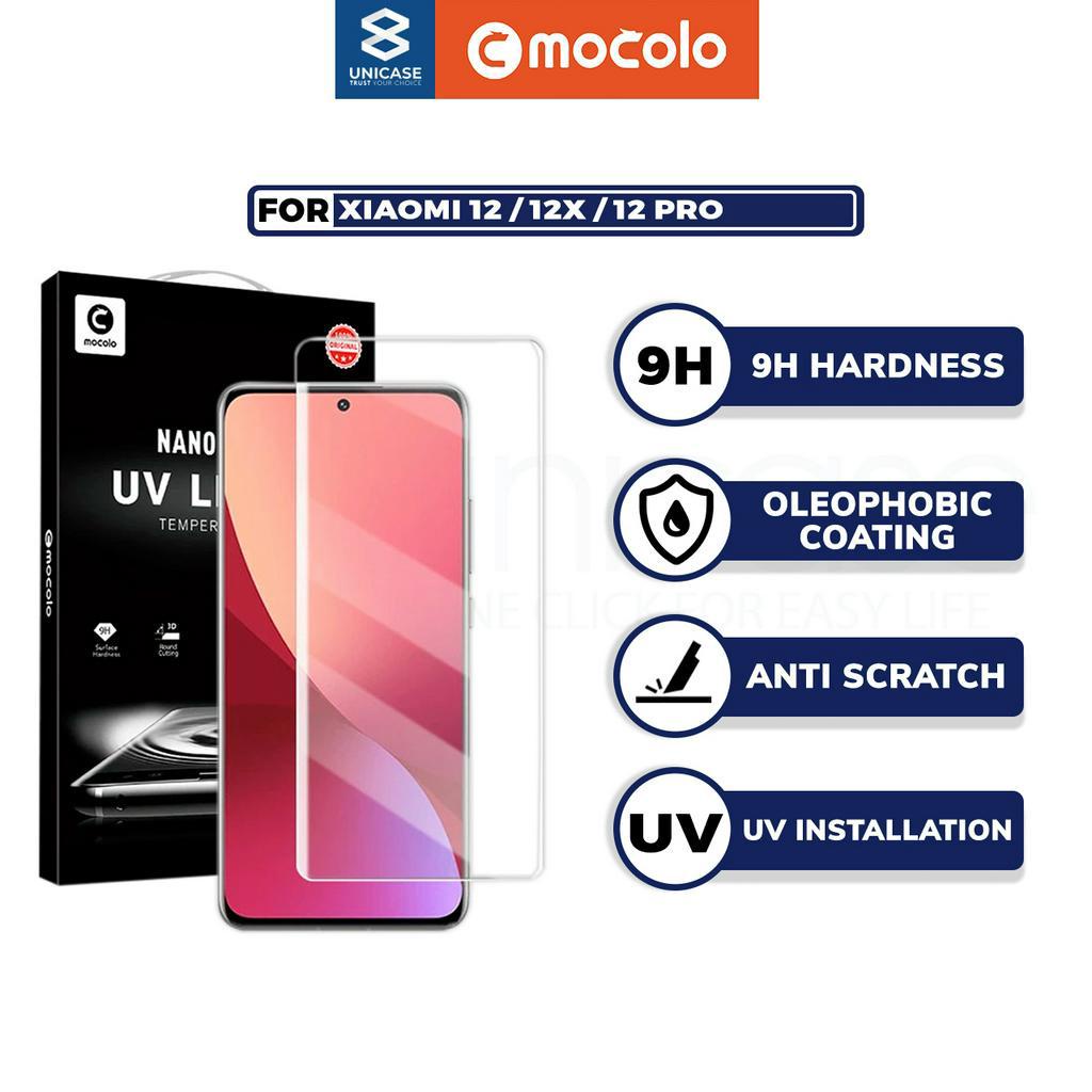 Jual Tempered Glass Xiaomi 12/12X / 12 Pro Mocolo UV Glass 9H Full