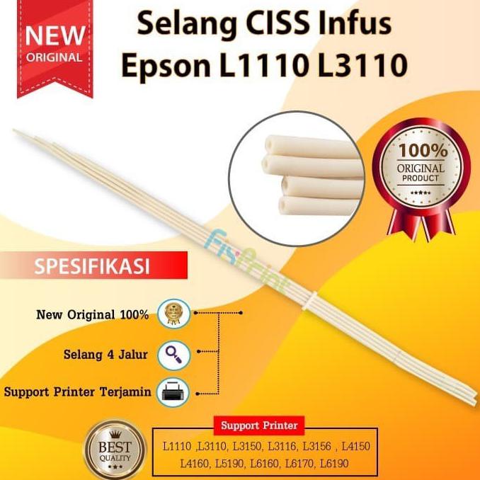Jual Selang Ciss Infus Printer Epson L1110 L3110 L5190 L6160 L6170 L6190 Sae Shopee Indonesia 0763