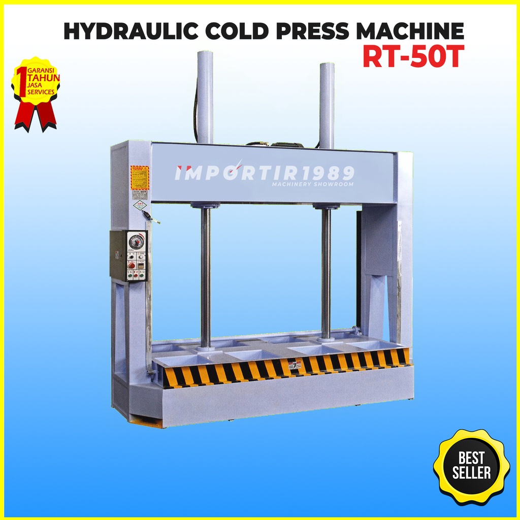 Jual Mesin Press Kayu Hidrolik 50 Ton Hydraulic Cold Press Machine AKS ...