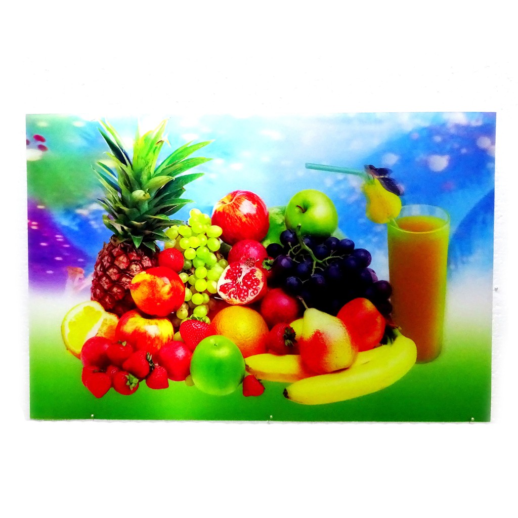 Jual Poster Gambar 3D Buah Segar | Shopee Indonesia