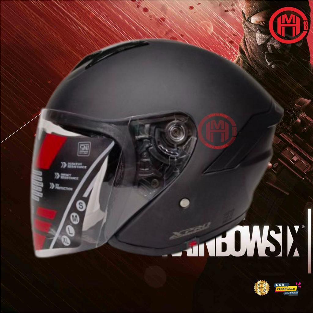 Jual HELM R SIX XPRO SERIES SOLID / HELEM HALF FACE | Shopee Indonesia