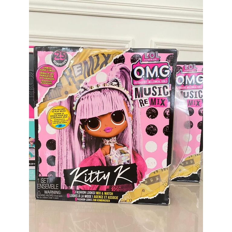 LOL Surprise OMG Sunshine Kitty K Fashion Doll Dress Up Doll Set with  20 Surprises