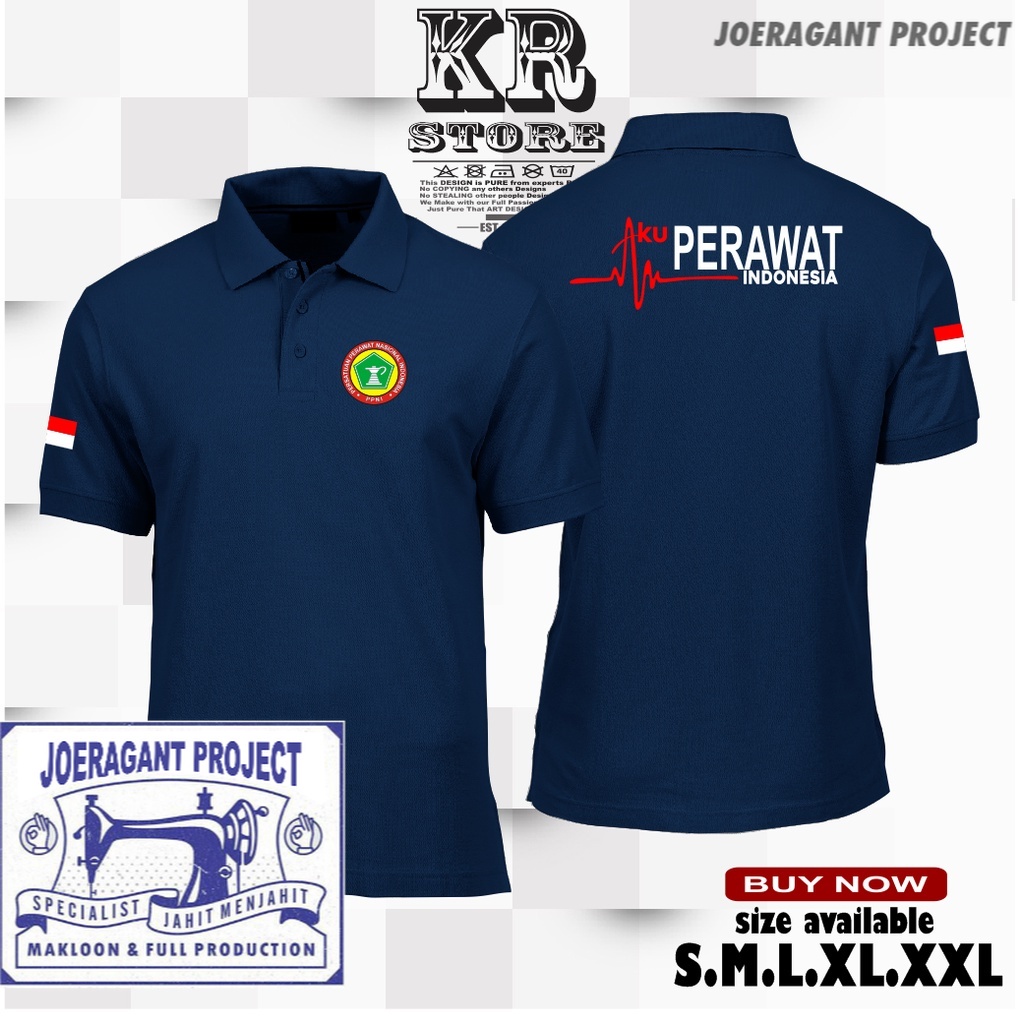 Jual Poloshirt Kaos Kerah Aku Perawat Indonesia Logo Ppni Terbaru Jp