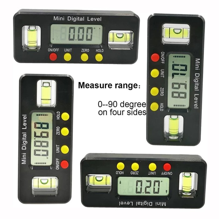 Jual alat ukur kemiringan sudut slope digital-inclinometer-level box ...