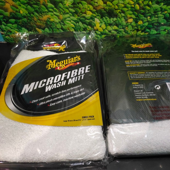 Meguiar's Microfiber Wash Mitt, X3002, 1 Pack 