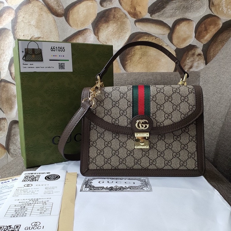 Gucci ophidia top handle hot sale