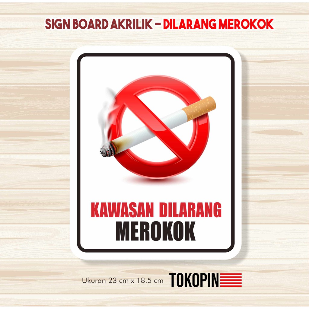 Printable No Smoking Sign For Shop