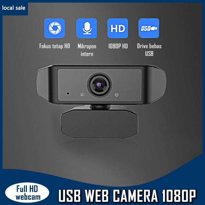 Jual READY STOCK 1080P USB Webcam Camera Full Hd With Microphone IP ...
