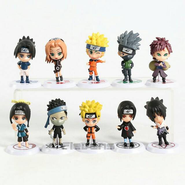 Jual Naruto figure chibi sasuke set 10 bh Shopee Indonesia