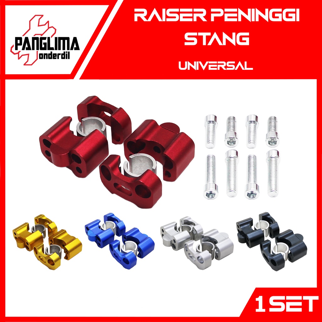 Jual Riser Peninggi Stang Raiser-Setang Variasi CNC Untuk Semua Jenis ...
