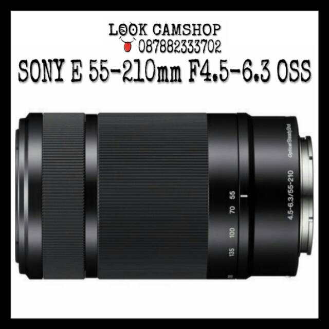 Jual LENSA KAMERA MIRRORLESS SONY SEL55210 E 55210mm 55210 F4.56.3