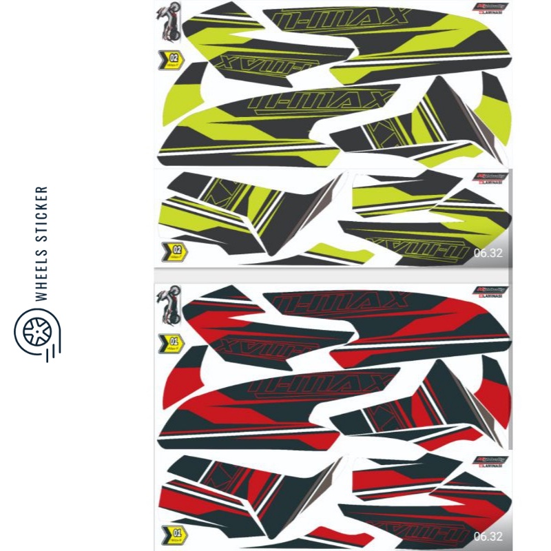 Jual STICKER / Striping Stiker Variasi Motor Yamaha NMAX F - MINIMALIS