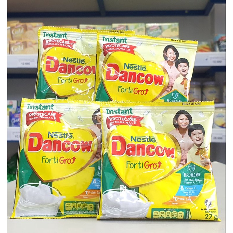 Jual Susu Dancow Sachet 27Gr / Susu Bubuk Dancow Sachet 27Gr | Shopee ...