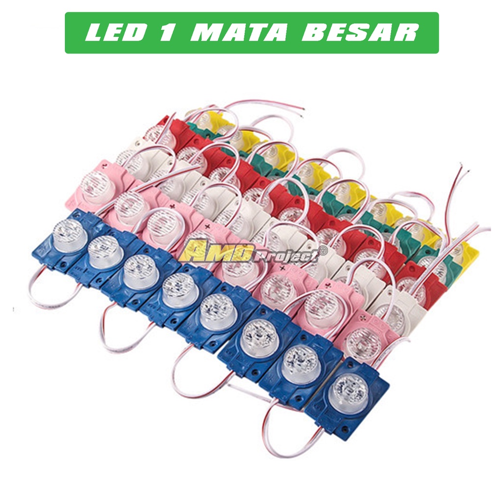 Jual Lampu LED Modul Module SMD 3030 1 Mata Besar 1.5W 12V IP67 ...