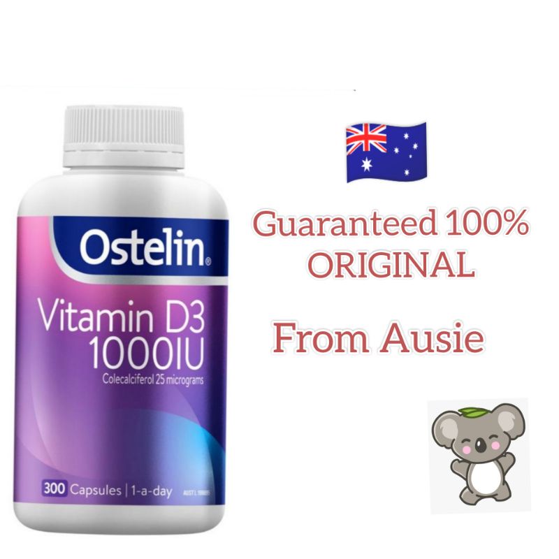 Jual Ostelin Vitamin D3 1000IU (300 Capsul) Shopee Indonesia